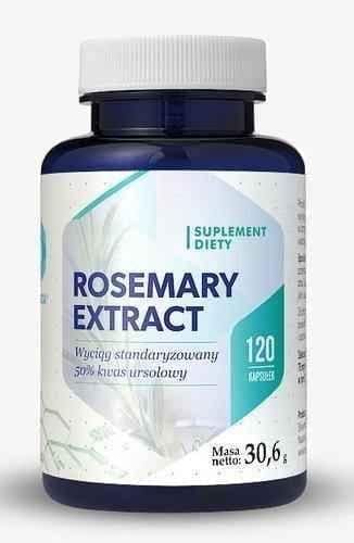 Rosemary Extract x 120 capsules, supports the proper functioning of the liver UK