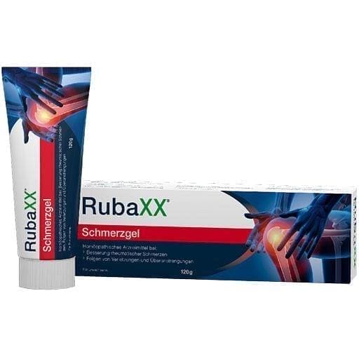 RUBAXX pain gel, rheumatic pain, overexertion, muscle, joint pain UK