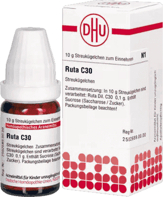 RUTA C 30, Ruta graveolens, eczema, ulcers, arthritis, fibromyalgia, abortifacient UK