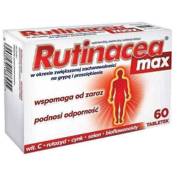 Rutinacea Max x 60 tablets, immunostimulant UK