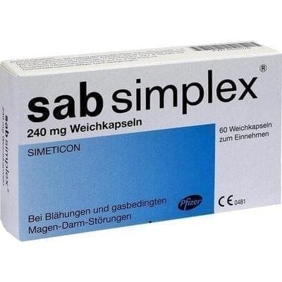 SAB simplex 240 mg soft capsules 40 pc flatulence UK