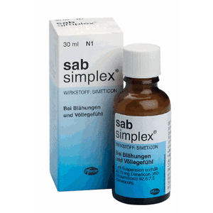 Sab Simplex oral drops suspension 30ml N1 simethicone UK