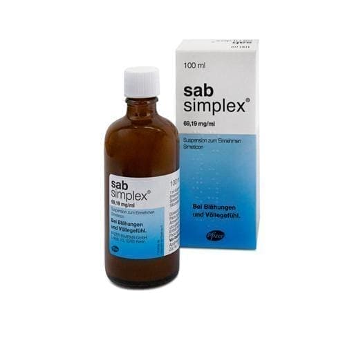 SAB simplex oral suspension 100 ml simethicone UK