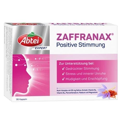 Saffron Extract, Abtei EXPERT ZAFFRANAX Positive Mood Capsules UK
