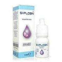 SAFLOGIN eye drops 5ml, itchy eyelids, red eye treatment UK