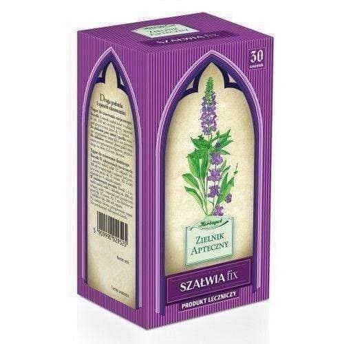 SAGE Fix (szałwia) x 30 sachets inflammation of the mouth and throat UK