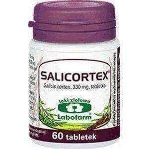 SALICORTEX 0.33g x 60 tablets, willow bark, ailment UK