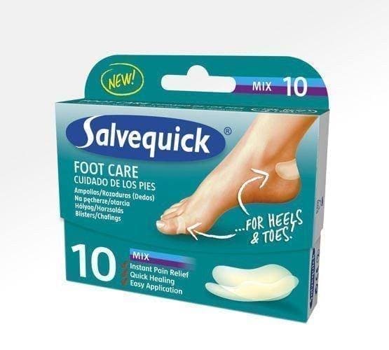 SALVEQUICK Foot Care For blisters and abrasions Mix x 10 UK
