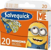 SALVEQUICK Minion patches for children 3 sizes x 20 pieces UK