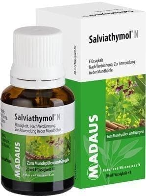 SALVIATHYMOL N drops 20 ml sage, eucalyptus, peppermint UK