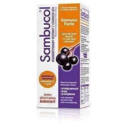 Sambucol IMMUNO FORTE syrup 120ml 12 years+ how to improve immune system UK