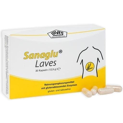 SANAGLU Laves, gluten digestion and absorption UK