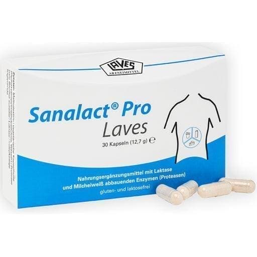 SANALACT Pro Laves, lactase and milk protease, enzymes (proteases) UK