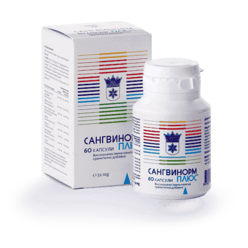 SANGVINORM PLUS 60 capsules / Sangvinorm Plus UK