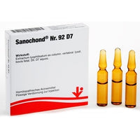 SANOCHOND No.92 D 7 ampoules UK