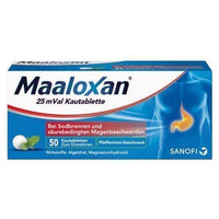 Sanofi MAALOXAN 25 mVal chewable tablets UK