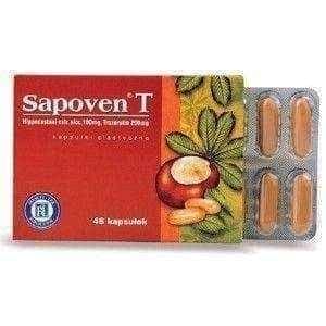 SAPOVEN T x 48 capsules, edema treatment, night leg cramps UK