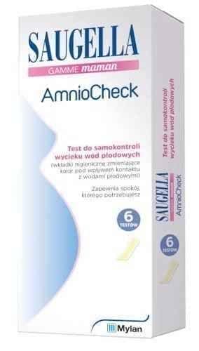 Saugella AmnioCheck fetal water leakage test x 6 pieces UK