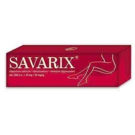 SAVARIX gel 50g varicose veins, edema, subcutaneous hemorrhage, venous disorders UK