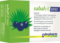 Saw palmetto, SABALVIT Uno capsules UK