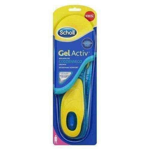 SCHOLL GelActiv Woman insoles for everyday shoes size 38-41 x 2 pieces UK