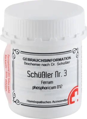 Schussler's salt № 3 Ferrum phosphoricum D12 200 tablets UK