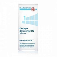 Schussler salt № 1 Calcium fluoratum D12 420 tablets UK