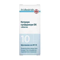 Schussler salt № 10 Sodium sulfuricum D6 420 tablets UK