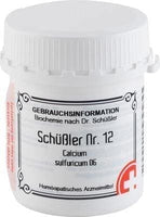 Schussler salt № 12 Calcium sulfuricum D6 200 tablets UK