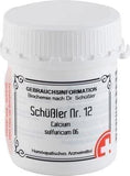 Schussler salt № 12 Calcium sulfuricum D6 200 tablets UK