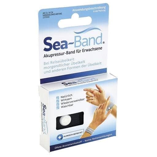 SEA-BAND acupressure band for adults, Travel Sickness Band Anti Nausea Wrist UK