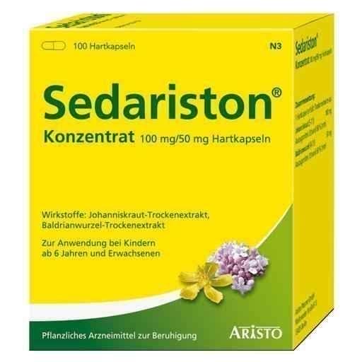 SEDARISTON concentrate hard capsules 100 pc natural antidepressants UK