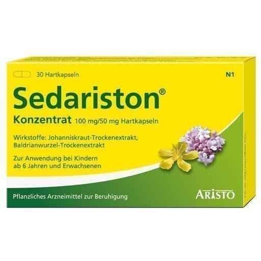 SEDARISTON concentrate hard capsules 30 pc natural antidepressants UK