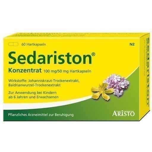 SEDARISTON concentrate hard capsules 60 pc natural antidepressants UK