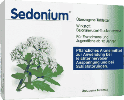 SEDONIUM, difficulty falling asleep, valerian root extract, nervous tension, insomnia UK