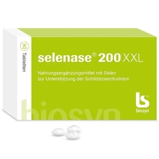 SELENASE 200 XXL selenium for thyroid UK