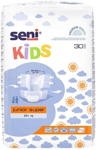 SENI KIDS JUNIOR SUPER Diapers 20+ kg x 30 pieces UK