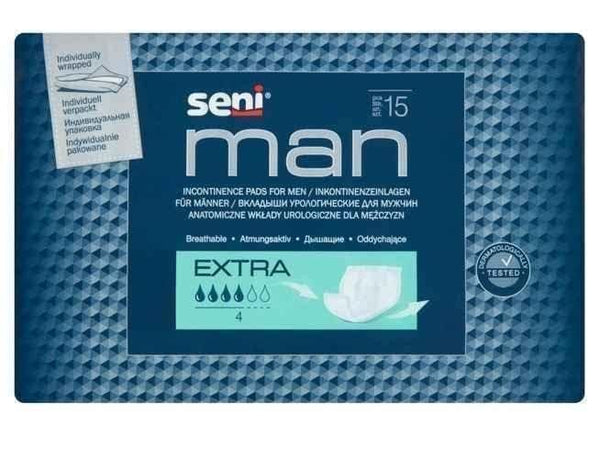 Seni Man Extra Urological cartridges x 15 pieces UK