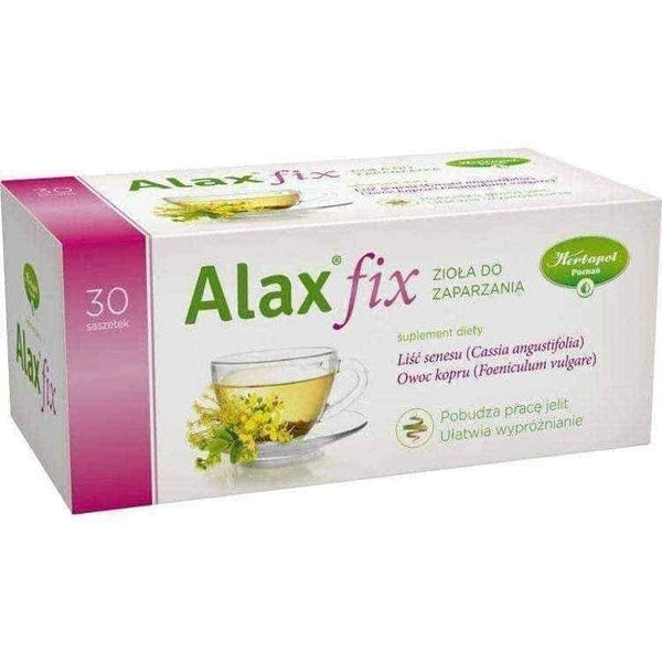 Senna leaf tea, Alax fix x 30 sachets UK