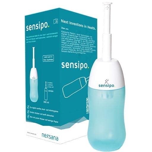 SENSIPO bidet in a handy mini format, bidet for the anal and intimate area UK