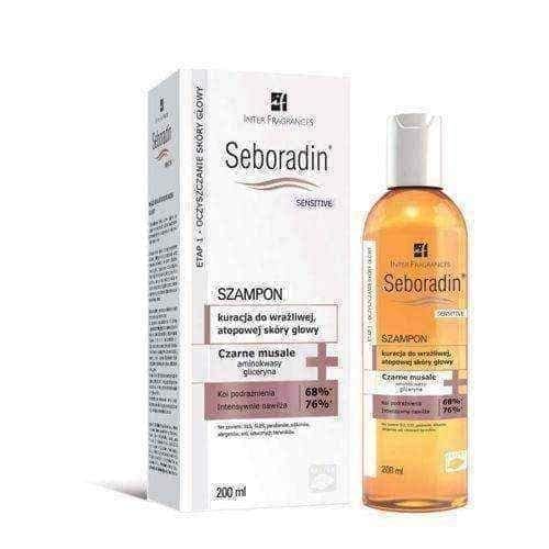 Sensitive shampoo SEBORADIN 200ml UK