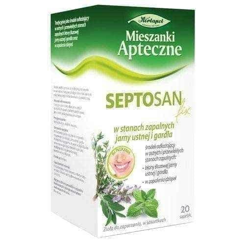 SEPTOSAN herbs fix, inflammation of the gums, receding gums, tonsillitis UK