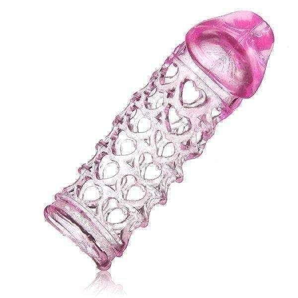 Sex Tool Silicone Penis Lock Time Delay Stretchable Condom UK