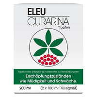 Siberian ginseng (eleutherococcus senticosus) ELEU Curarina drops UK