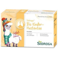 SIDROGA organic children's cough tea filter bag UK