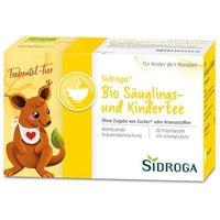 SIDROGA organic Kids baby, infants and children's tea filter bags UK