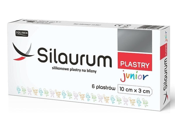 SILAURUM JUNIOR, silicone scar sheets patches, silicone gel scar patches UK