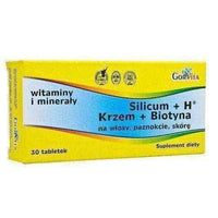Silicium (SILICUM + H + KRZEM + BIOTYNA) x 30 tablets UK