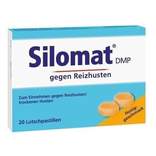 SILOMAT DMP pastilles with honey 20 pc, dextromethorphan, dry coughs UK