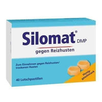 SILOMAT DMP pastilles with honey 40 pc, dextromethorphan, dry coughs UK